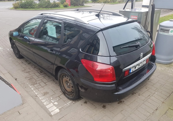 Peugeot 407 cena 7000 przebieg: 230000, rok produkcji 2007 z Wrocław małe 67